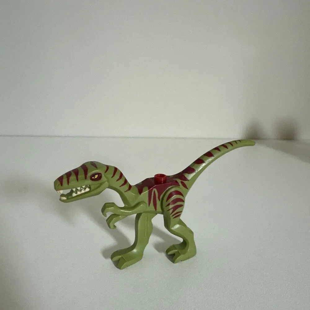 LEGO Jurassic Park Dinosaur Lot velociraptor raptor beige claws Coelophysis